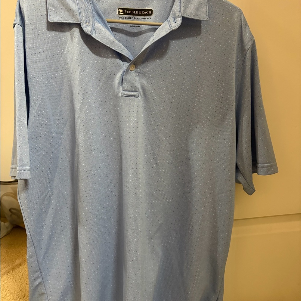 Pebble Beach Men's Sky Blue Polo Shirt